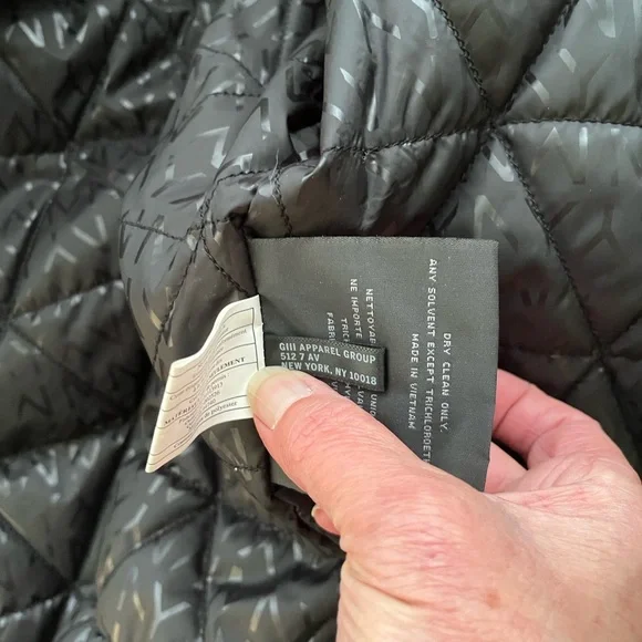 Marc New York Black Jacket with Faux Fur Collar Size M - Picture 12 of 12